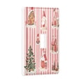 thumbnail image 2 of Yayeee Toggle Light Switch Wall Plate 1-Gang 4.5"x2.7" Home Decorative Outlet Cover, White Gingerbread Houses, 2 of 7