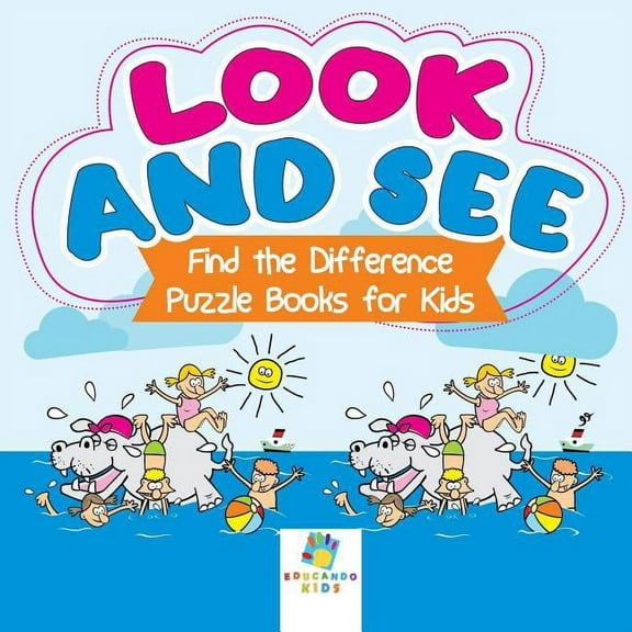 Look and See Find the Difference Puzzle Books for Kids, (Paperback)