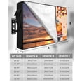 thumbnail image 7 of Outdoor TV Cover 60 to 65 Inch Weatherproof, Red Fall Farmhouse Truck Waterproof TV Screen Protector for Outside Decor with Zipper and Pocket 58"L x 37"H , Thanksgiving Pumpkin Maple Leaf, 7 of 7