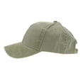 thumbnail image 3 of Mens Washed Constructed Heavy Cotton Twill Baseball Cap Khaki, 3 of 4