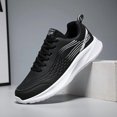 thumbnail image 2 of Men's Lace‑Up Athletic Running Sneakers, Synthetic Upper Casual Sports Shoes with Contoured Midsole for Daily Outdoor Activities, 2 of 8