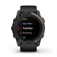 thumbnail image 3 of Garmin fēnix 7X Pro Solar, Multisport GPS Smartwatch, Built-in Flashlight, Solar Charging Capability, Black, 3 of 6