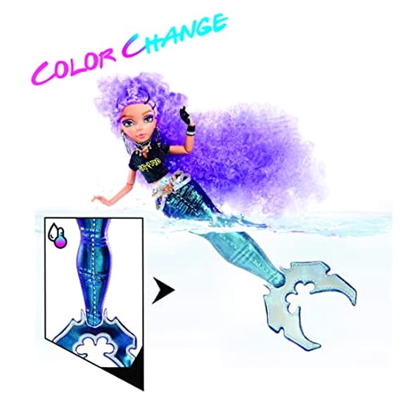 MERMAZE MERMAIDZ Cambio de color Riviera Mermaid Fashion Doll con traje de diseñador y acc MERMAZE MERMAIDZ MERMAZE MERMAIDZ