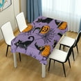 thumbnail image 4 of Yayeee Tablecloths 54" x 72" Rectangle Wrinkle Resistant Party Table Cover, Halloween Pumpkin, 4 of 8