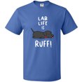 thumbnail image 3 of Inktastic Lab Life is Ruff Labrador Retriever T-Shirt, 3 of 5