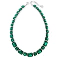 thumbnail image 1 of Charter Club Stone All-Around Necklace, 17″ + 2″ Extender, Silver/Green, 1 of 1