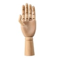 thumbnail image 3 of yotijay Wooden Hand Mannequin Artist Manikin Hand Ornament, Multiple Uses, Movable Joint Large, 3 of 9