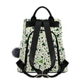 thumbnail image 2 of FORMRS Women's Travel Backpack Purse Anti-Theft Hidden Pockets Casual Shoulder Bag, Green Triangles Pattern, 2 of 7