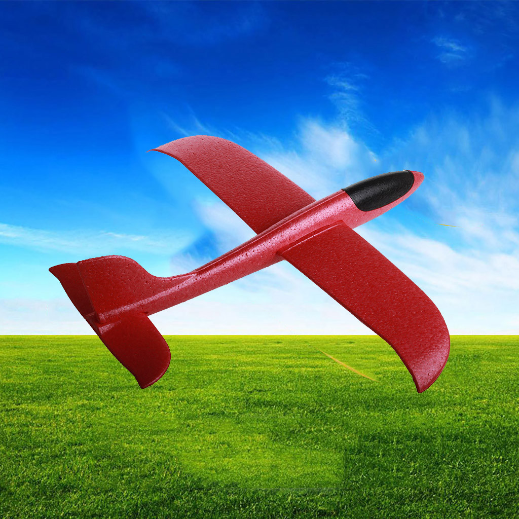YIWULA Foam Throwing Glider Inertia Aircraft Toy Hand Launch Airplane