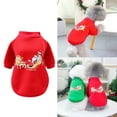 thumbnail image 2 of BNNG Christmas Pet Pajamas Plaid Pet Christmas Sweater Christmas Day Small And Medium Cats And Dogs Pet Christmas Sweatshirts Cartoon Dog Print Christmas Sweater Personalized Pet Christmas Sweater, 2 of 8