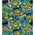 thumbnail image 2 of Springs Creative Nickelodeon Teenage Mutant Ninja Turtles Comics Cotton Fabric 18" x 22" Precut, 2 of 3