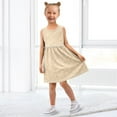 thumbnail image 7 of Girls Dress Line Cookie Man Sleeveless Dress for Girls Hem A-Line Casual Sundress, 7 of 7
