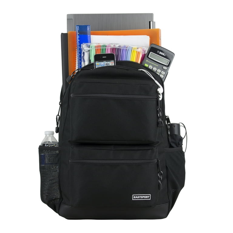 Eastsport Unisex Campus Tech Backpack Black Walmart