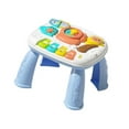 thumbnail image 4 of Mesa de aprendizaje de actividades para bebés, juguetes, mesa de aprendizaje musical, regalos de San Valentín para niños, juguetes educativos para Azul, 4 of 8