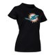 thumbnail image 3 of NFL Playera Aficionado Básica Miami Dolphins Negro para Mujer, Talla Chica, 3 of 5