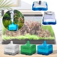 thumbnail image 1 of Xihbxyly Piedra para Acuario, Sistema de Oxigenación y Filtración, Mantenimiento de Agua Limpia, Diseño Azul, Verde y Blanco, Minicolador de Plástico, Tamaño Compacto, 8 X 8 X 5,5 Cm, Peso: 180 G, 1 of 2
