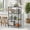 4-Tier Black, variant on Spaco 3-Tier Heavy-Duty Black Metal Storage Shelving Unit, 450 lb Capacity, V-Shaped Wire Racks, Adjustable Shelves & Leveling Feet for Garage, Pantry & Basement, Black