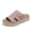 Pink, variant on Women Breathable Knit Slippers Lightweight Non-Slip Sandals Slip On Shoes Indoor Outdoor Summer Casual Daily Wear Khaki 9