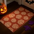 thumbnail image 5 of Pumpkin Bath Mat Bathroom Rugs Non-Slip Absorbent Floor Mat Holiday Home Decor - Flock Material Multi Room Use(S), 5 of 9