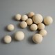 thumbnail image 2 of EeaseMX 10 minibolas de madera de loto grandes de 50 mm, cuentas redondas sólidas para manualidades, pintura y tallado, sin agujero (color madera), 2 of 7