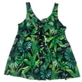 thumbnail image 6 of ibiyuan Women's Plus Size Tankini Swimsuits 2 Piece Bathing Suits Swim Tummy Control Flowy Swimwear Floral Dress Swimsuits for Women Over 50,Dark Green, 6 of 6