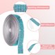 thumbnail image 3 of Cinta de Rhinestone de Cristal Autoadhesiva, Rollo de 7 Filas de Cinta de Diamante de 4 Yardas en Azul Pavo Real, 3 of 6