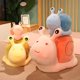 thumbnail image 2 of Juguetes de peluche de caracoles de dibujos animados de 20/30 cm, almohada de animal encantador, muñecos de caracol kawaii suaves, cojín de sofá, lindo regalo de cumpleaños para niñas, 2 of 5