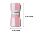 thumbnail image 4 of UTXQFD Bath Towels Spa Body Wrap with Hand Towel Set Lightweight Quick Dry Bathroom Hotel Towel Camping Towels Coral, 4 of 4