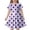 1367Light Purple2699, variant on Rggeeun Toddler Children Fashion Polka Dot Print Slim Short Sleeved Dress Stylish Casual O-Neck Sundress