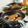 thumbnail image 2 of Rachael Ray Create Delicious 10.25" Nonstick Deep Frying Pan, Light Blue Handle, 2 of 4