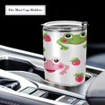 thumbnail image 5 of SKYSONIC Frogs Tumbler Stainless Steel Double Wall Vacuum Reusable Insulated Mug with Straw and Built-in Coaste for Cold and Hot Beverages, 12oz, 5 of 7