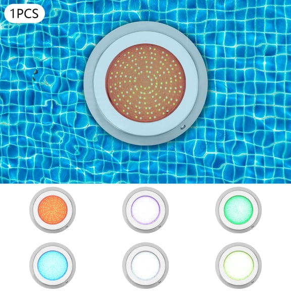 18W RGB LED Swimming Pool Light, Underwater Color Changing Lights with Remote for Vacation Villas, Hotels AC 12V