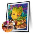 thumbnail image 1 of Cuadros Decorativos 5D DIY Diamond Painting Kits Groot Full Round Drill Wall Decor Art Crafts Mosaico Tmvgtek embutido en tela, 1 of 9