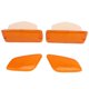 thumbnail image 1 of Bumper Signal Light Housing and Fender Side Marker Light 55055020AC Replacement for Jeep Wrangler YJ 1997-2006 Yellow, 1 of 3