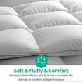 thumbnail image 4 of APSMILE Couette en Duvet Luxueuse à Plumes, Format Double Grand, Blanc, 4 of 9