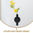 thumbnail image 3 of Juego de 2 floreros de pared para decoración de interiores. Jarrón metálico con adhesivo en la parte posterior, ideal para sala de estar u oficina., 3 of 7