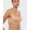 thumbnail image 2 of Women's Mesh Front Closure Bras Unlined Sheer Demi No Padding Underwire Bra, 2 of 5