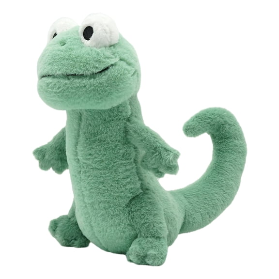Primegos Realistic Lizard Plush Toy Soft Cuddly Stuffed Animal with Big White Eyes & Friendly Expression Cute Desk Decor Gift for Kids Collectors