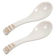 thumbnail image 3 of Asian Spoon Soup Spoon Retro Ceramic Spoon Ramen Spoon Kitchen Porcelain Spoon, 3 of 4