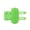 Green, variant on Cat Personal Groomer Corner Scratcher, Personal Grooming Cat Brush and Interactive Cat Toy, Silicone Cat Personal Groomer for Indoor Cats for Long