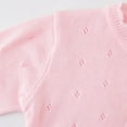 thumbnail image 5 of ibuvkizy Girls Cardigan Fall Winter Toddler Kids Baby Girls Fashion Cute Color Long Sleeved Thin Style Button Cardigan Sweaters Pink,4 Years, 5 of 6