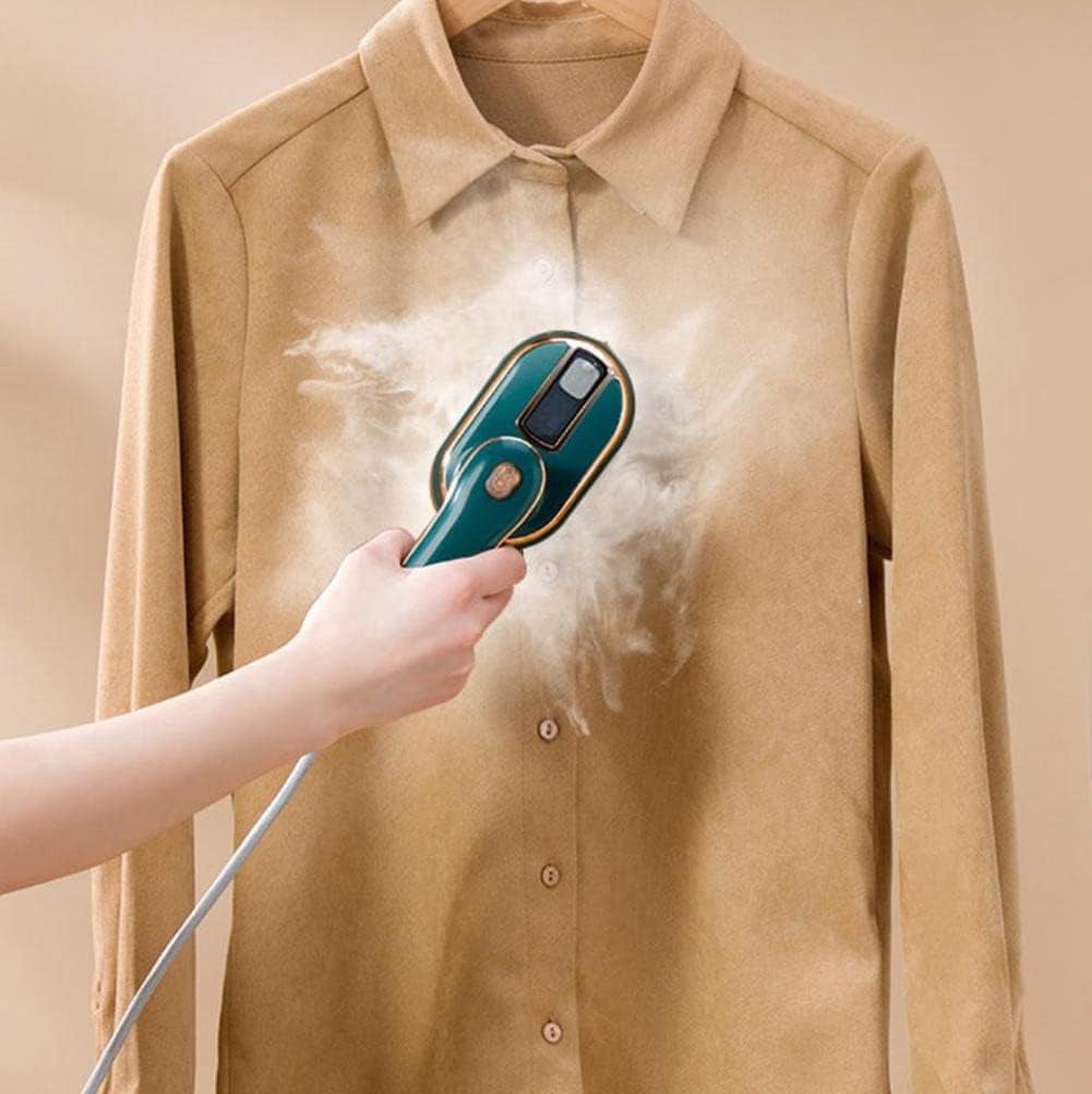 Uuiauoio Portable Handheld Garment Steam Iron, 1000w Handheld Steam Iron Travel for Clothes, Clothing Irons for College Dorm Home Sewing, Portable Travel Steam