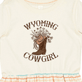 thumbnail image 4 of Inktastic Wyoming Cowgirl Western Rodeo Girls Toddler Dress, 4 of 5