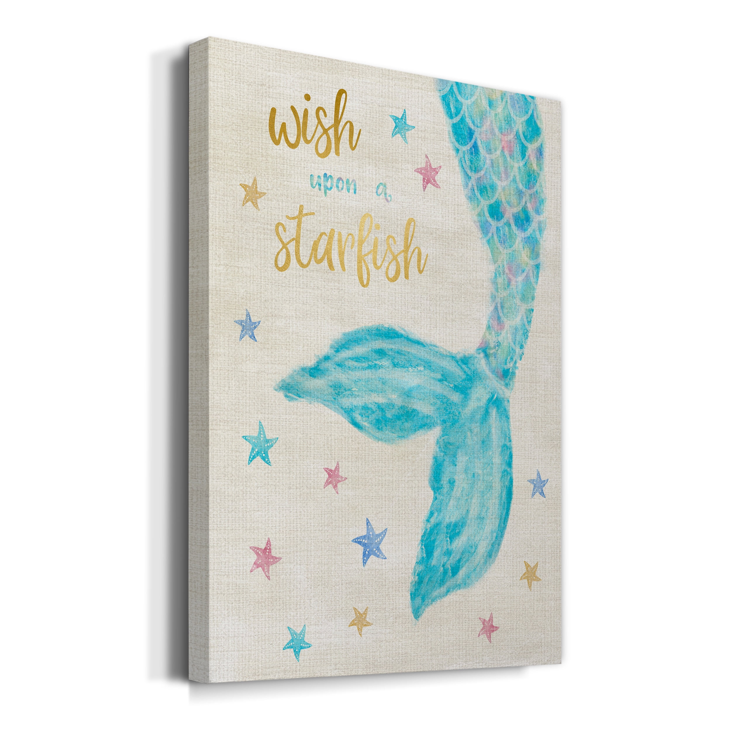 Mermaid Wish Premium Gallery Wrapped Canvas - Ready to Hang - 24 x 36