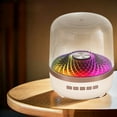 thumbnail image 6 of Transparent Wireless Bluetooth Speaker, Portable Ambient Light Speaker with Music Sync LED Base, Compact Desktop Speaker for Home Party Outdoor Travel Beach, Portable RGB Atmosphere Small Speaker, 6 of 6