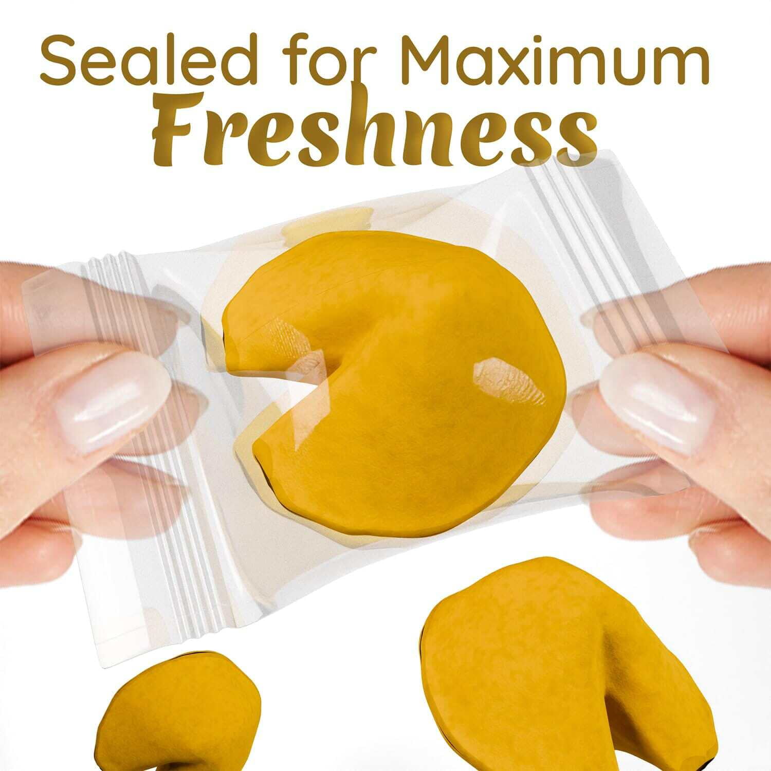 Snackathon Fortune Cookies Vanilla Flavor, 100 Count Individually Wrapped Perfect Parties, Snack Pack, Events & Dessert Snacks
