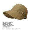 thumbnail image 4 of ievspot Outdoor Hat Sun Anti UV Wide Brim Adjustable Head Circumference Gardening Travel Sun Hat, 4 of 8