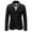 Black, variant on Herrnalise Autumn New Casual Men's Suit Pure Cotton Wash Single Breasted Slim Middle-aged Suit Long Sleeve Hoodless Casual Outwear & Jackets Khaki