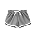 thumbnail image 2 of DAETIROS Girls Drawstring High Waist Shorts – Solid Color Elastic Waist Casual Athletic Shorts – Summer Lounge Sport, 2 of 3