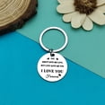 thumbnail image 2 of Step Mom Gift Step Dad Keychain Gift Christmas Birthday Gift for Mother Father in Law Stepmom Keychain Stepfather Gift Mother in Law Jewelry Father in Law Appreciation Gift Mothers Fathers Day Keyring, 2 of 4